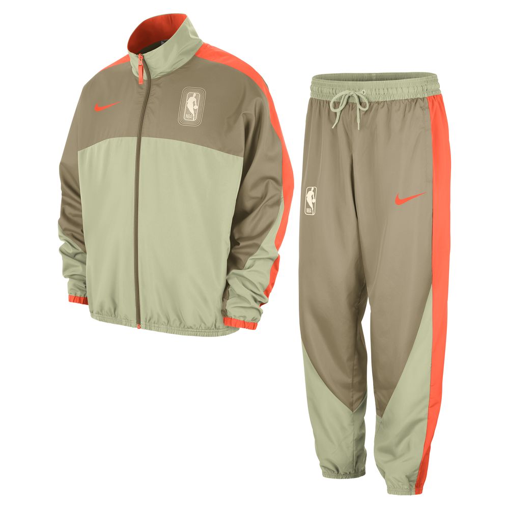 Team 31 Starting 5 Men's Nike NBA Tracksuit 'Neutral Olive/Aura/Crimson'