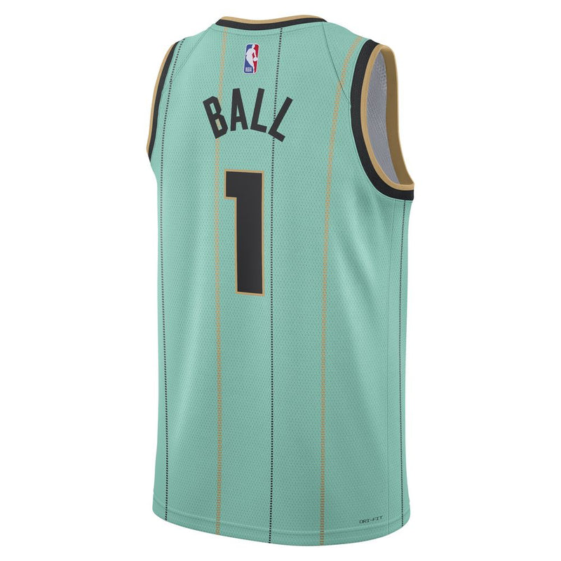 LaMelo Ball Charlotte Hornets 2024/25 City Edition Men's Nike Dri-FIT NBA Swingman Jersey 'Mint'