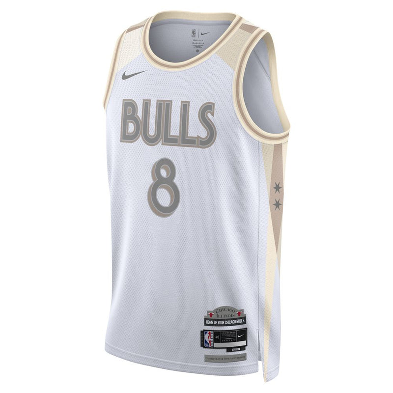 Zach LaVine Chicago Bulls 2024/25 City Edition Men's Nike Dri-FIT NBA Swingman Jersey 'White'