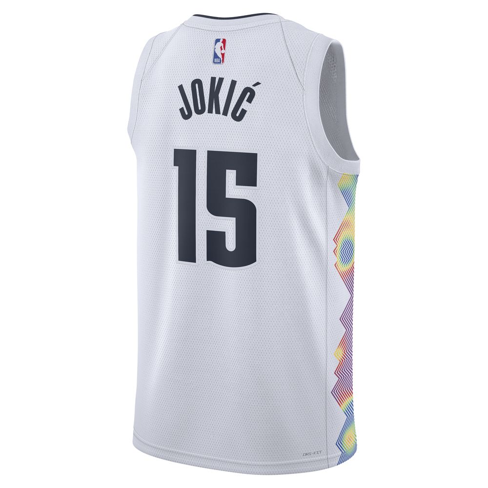 Nikola Jokić Denver Nuggets 2024/25 City Edition Men's Nike Dri-FIT NBA Swingman Jersey 'White'