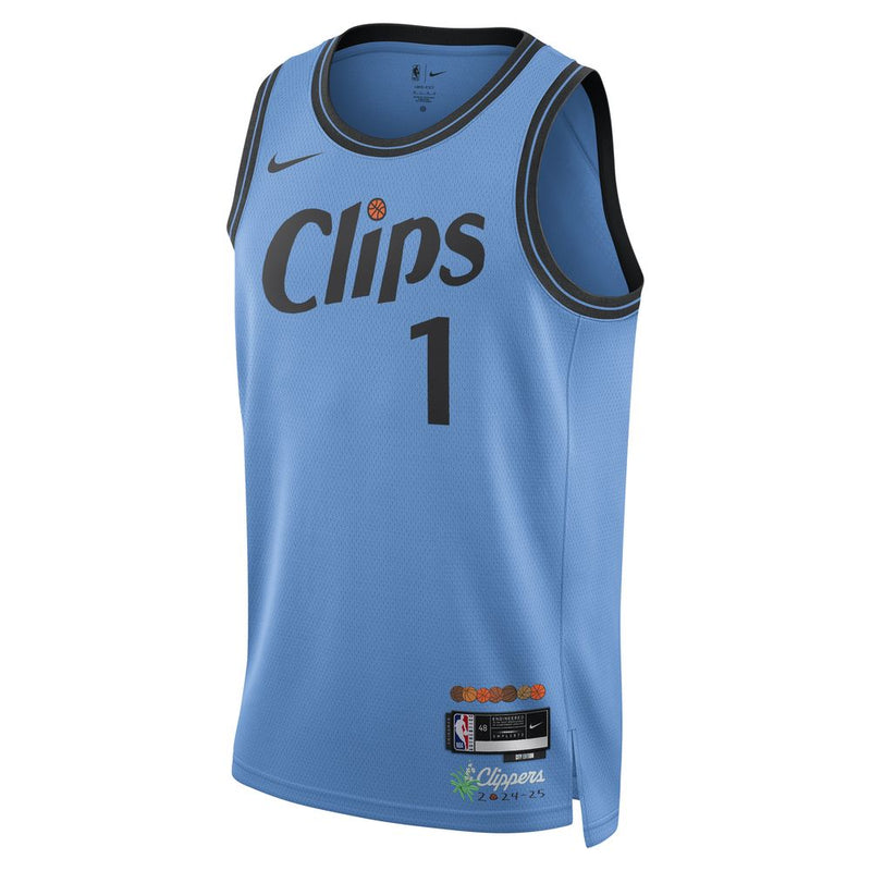 James Harden LA Clippers 2024/25 City Edition Men's Nike Dri-FIT NBA Swingman Jersey 'Coast'