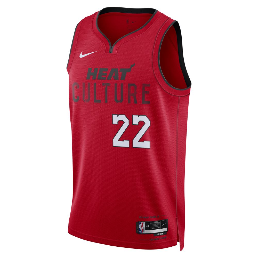 Jimmy Butler Miami Heat 2024/25 City Edition Men's Nike Dri-FIT NBA Swingman Jersey 'Red'