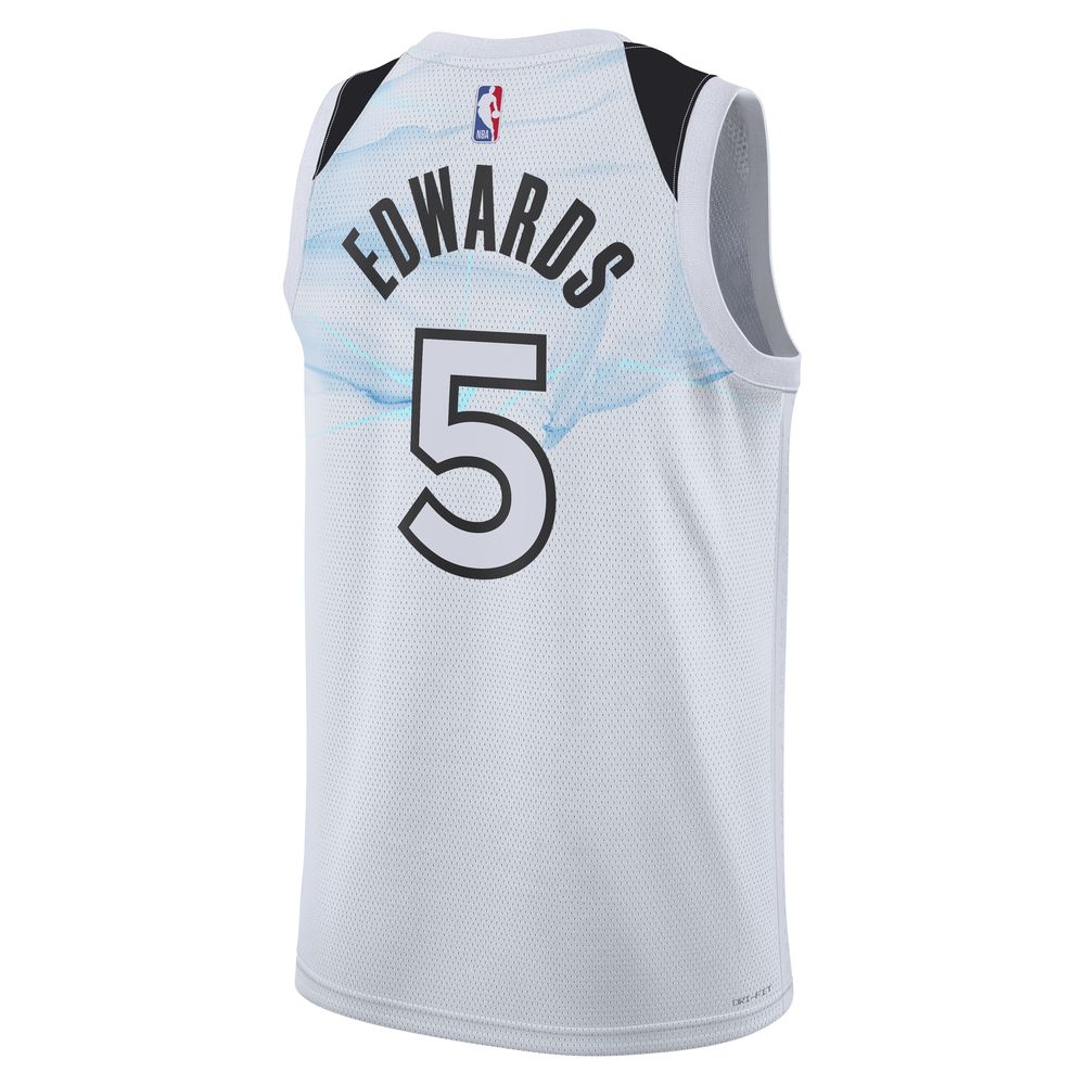 Anthony Edwards Minnesota Timberwolves 2024/25 City Edition Men's Nike Dri-FIT NBA Swingman Jersey 'White'