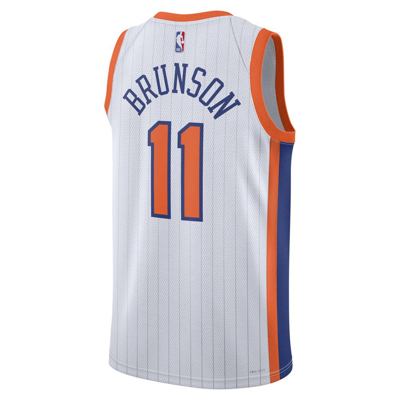 Jalen Brunson New York Knicks 2024/25 City Edition Men's Nike Dri-FIT NBA Swingman Jersey 'White'