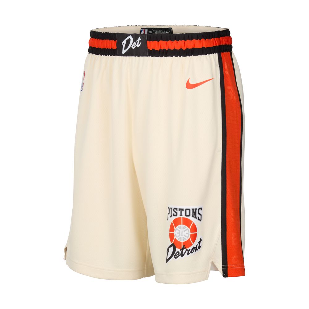 Detroit Pistons City Edition Swingman Men's Short 'Natural/Orange'