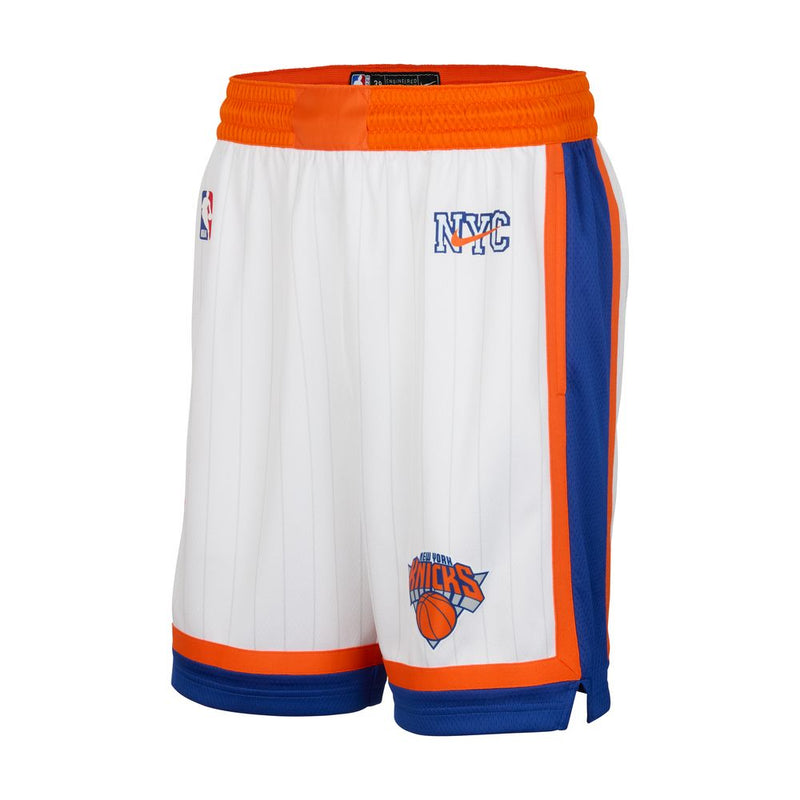 New York Knicks 2024/25 City Edition Men's Nike Dri-FIT NBA Swingman Shorts 'White/Orange'