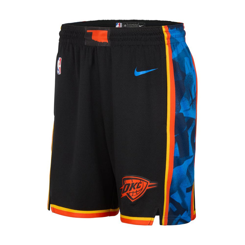 Oklahoma City Thunder 2024/25 City Edition Men's Nike Dri-FIT NBA Swingman Shorts 'Black'