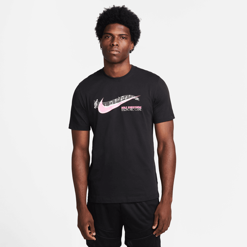 Home Nike Men's Basketball T-Shirt 'Black/Bicoastal'