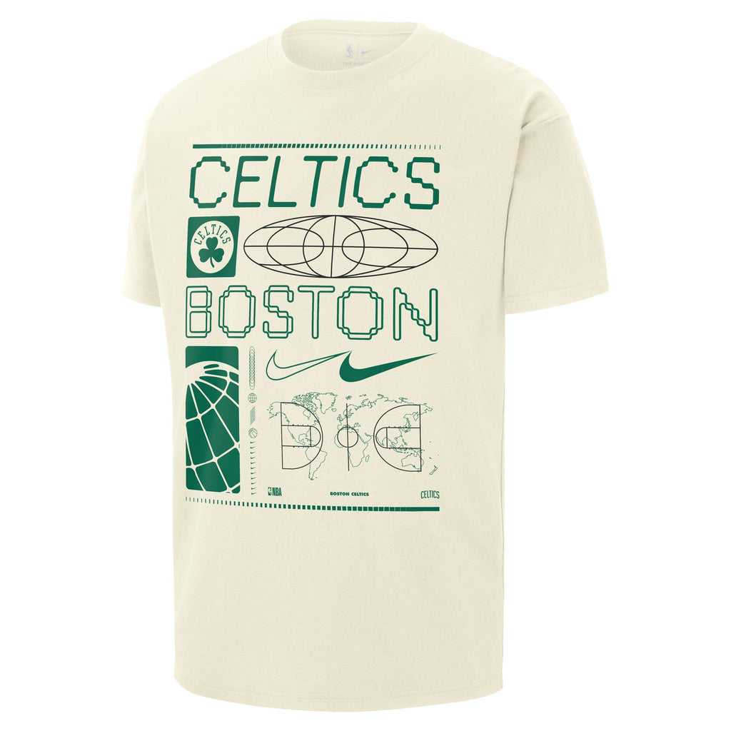 Boston Celtics Men's Nike NBA Max90 T-Shirt 'Sail'
