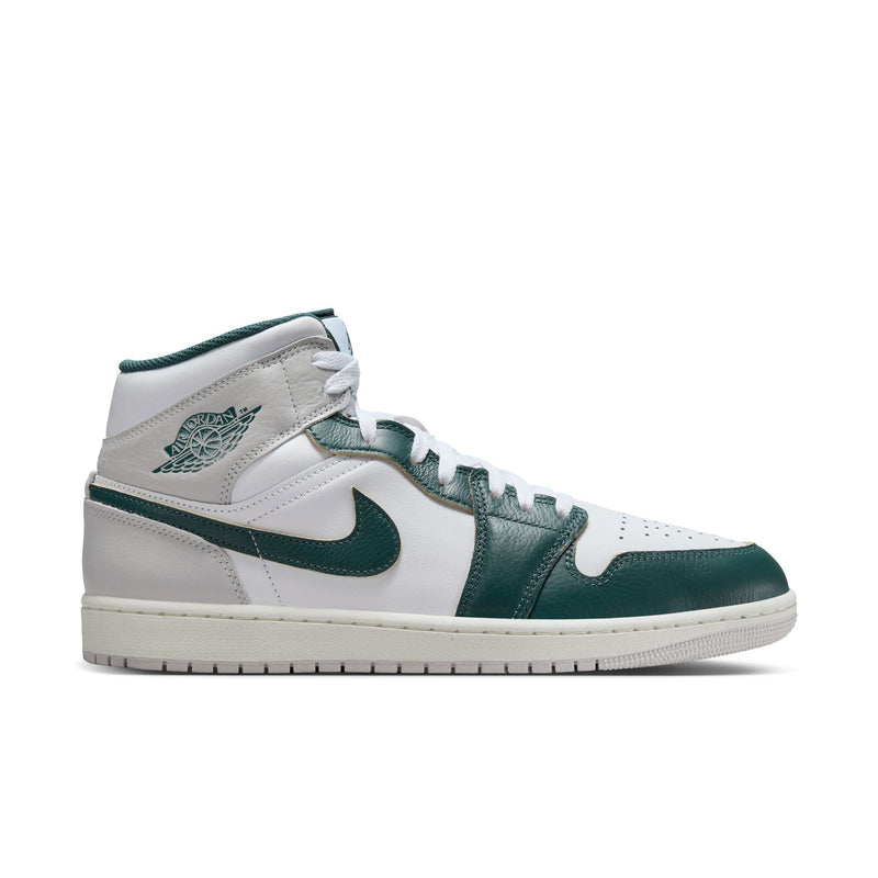 Air Jordan 1 Mid SE Men's Shoes 'White/Green/Sail/Grey'