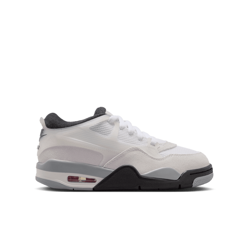 Air Jordan 4 RM Big Kids' Shoes (GS) 'White/Black/Infrared'