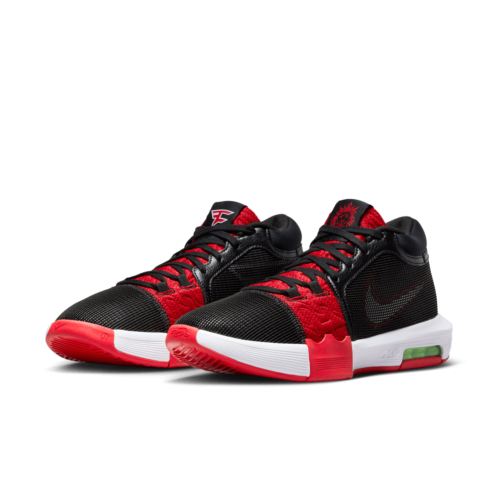 lebron white and black shoes