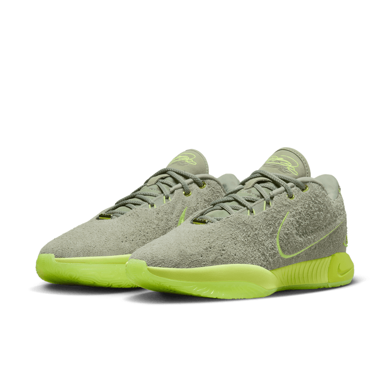 LeBron XXI "Algae" Basketball Shoes 'Oil Green/Volt'