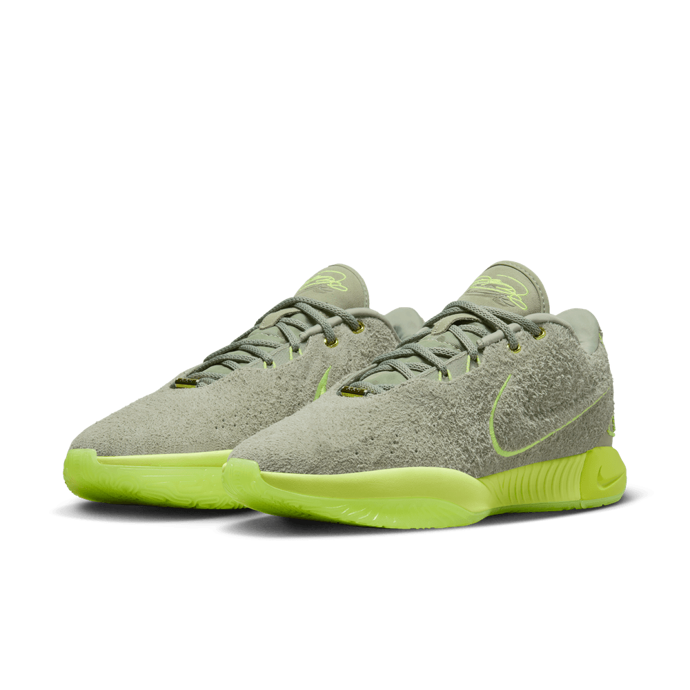 LeBron James LeBron XXI "Algae" Basketball Shoes 'Oil Green/Volt'