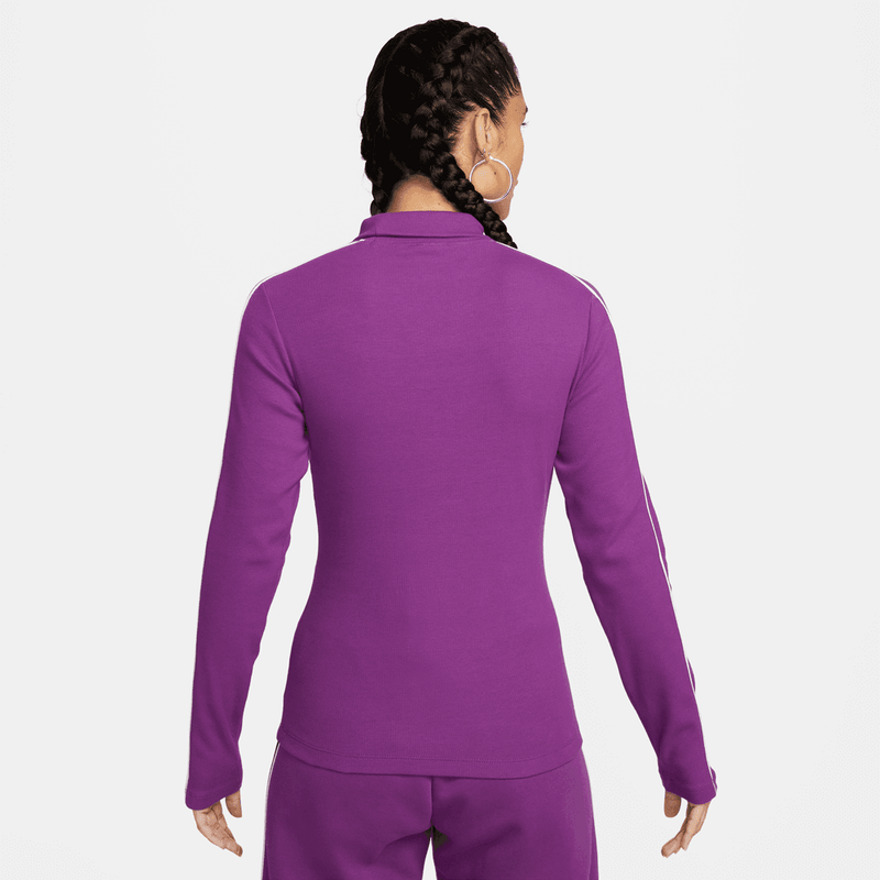 Nike Sportswear Women's Long-Sleeve Top 'Bold Berry/White'