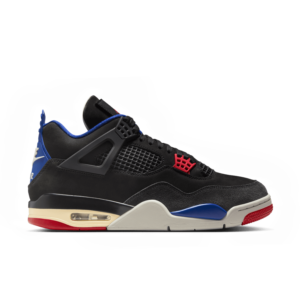 Air Jordan 4 Retro Men's Shoes 'Black/Red/Blue/Smoke Grey'