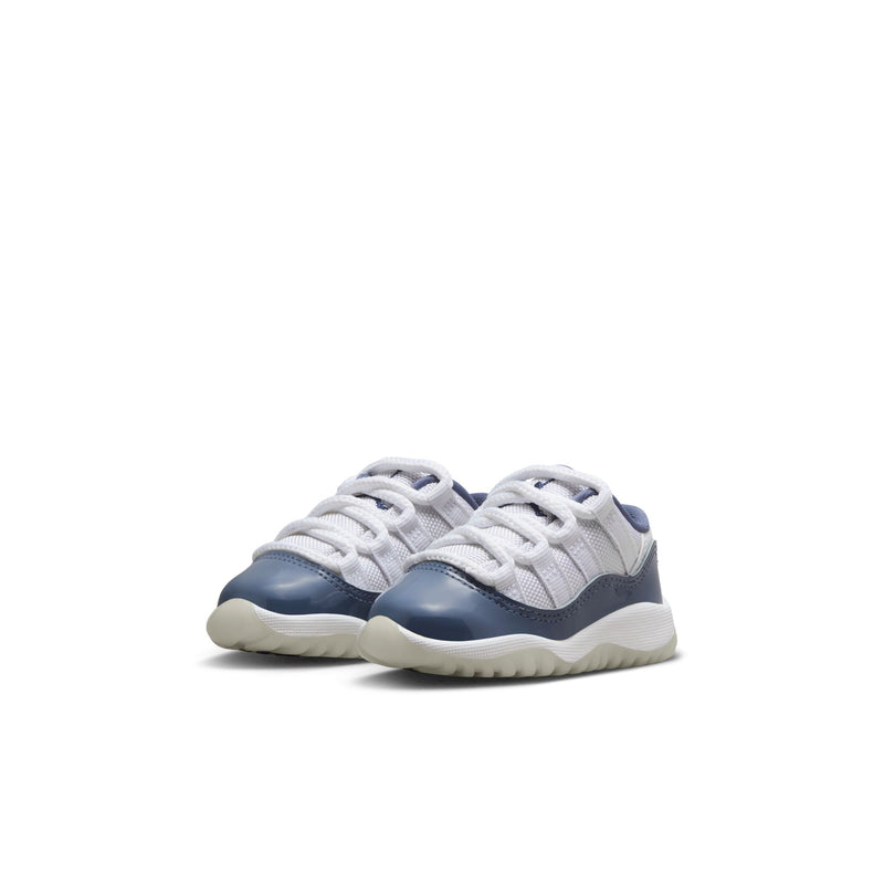 Jordan 11 Retro Low "Diffused Blue" Baby/Toddler Shoes (TD) 'White/Navy/Diffused Blue'