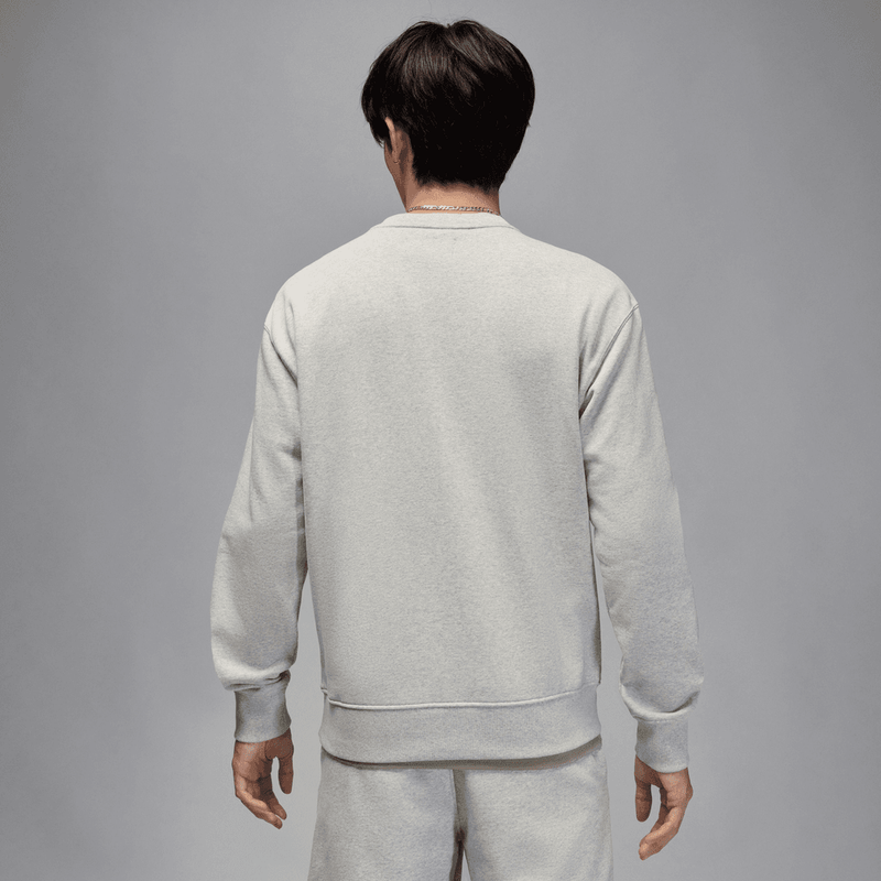 Jordan Flight Fleece Men's Crew-Neck Sweatshirt 'Grey Heather'