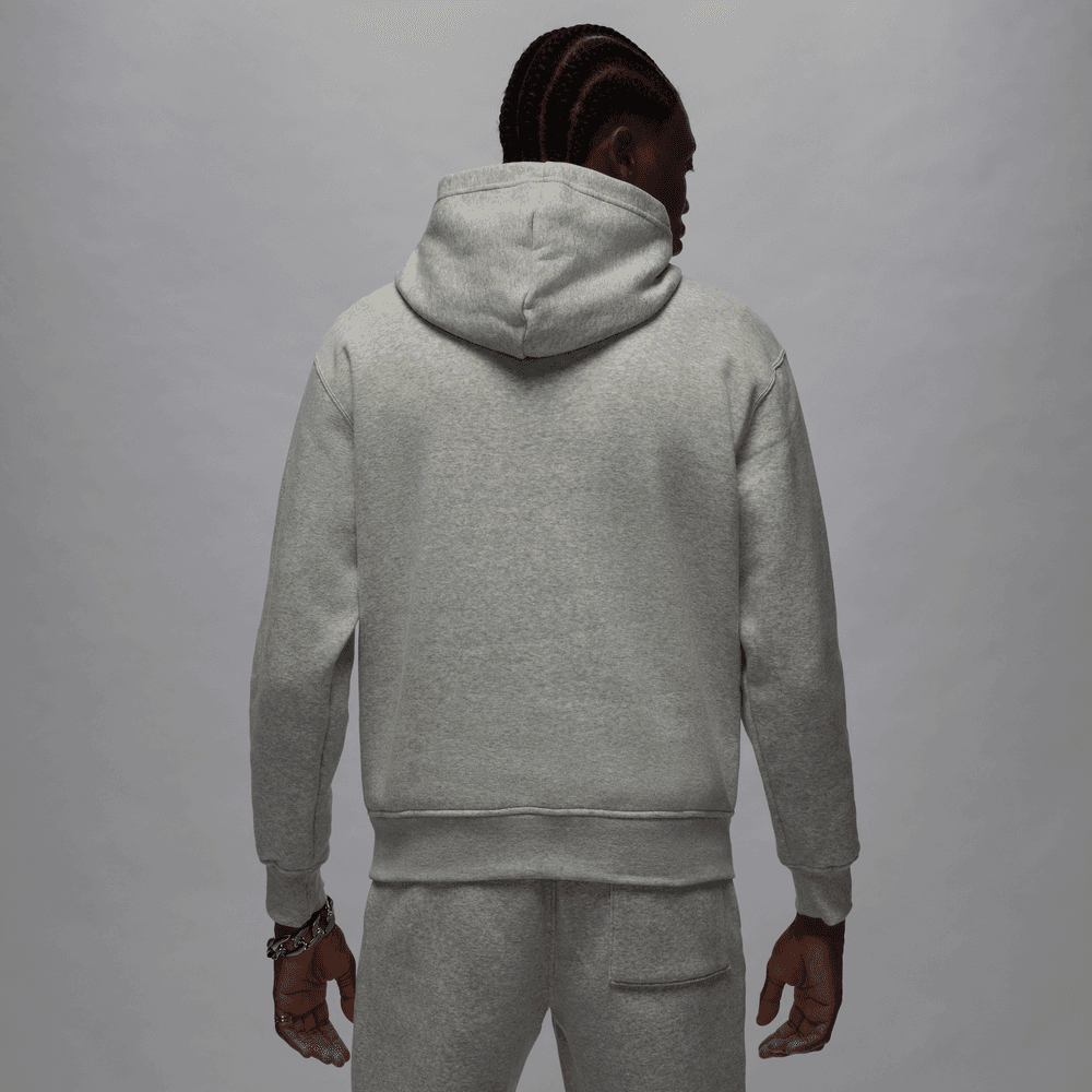 Jordan Brooklyn Fleece Men's Pullover Hoodie 'Grey Heather'
