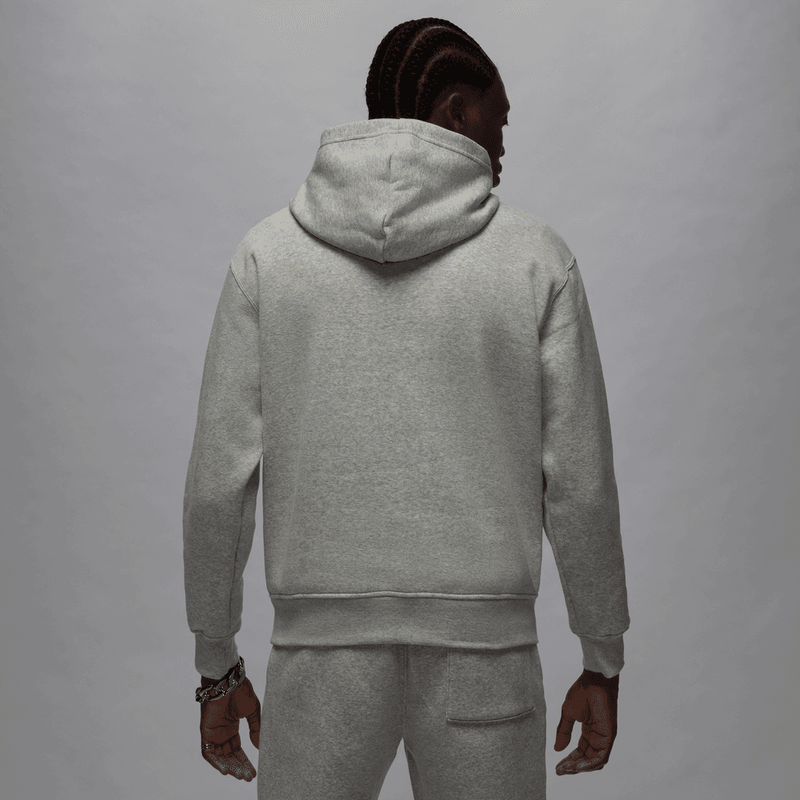 Jordan Brooklyn Fleece Men's Pullover Hoodie 'Grey Heather'