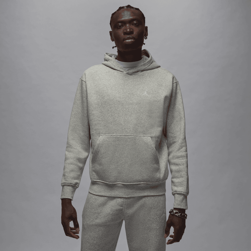 Jordan Brooklyn Fleece Men's Pullover Hoodie 'Grey Heather'