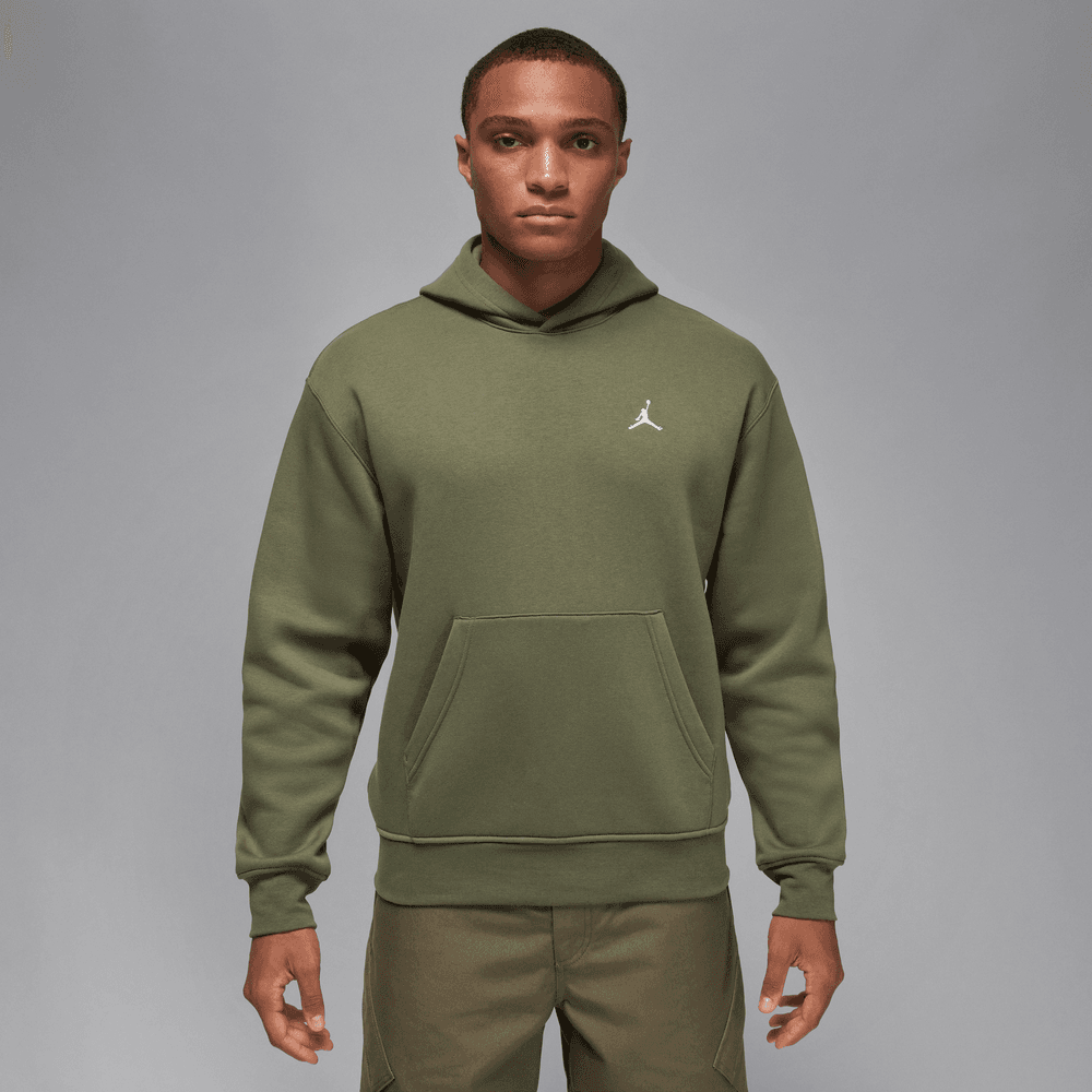 Jordan Brooklyn Fleece Men's Pullover Hoodie 'Medium Olive'