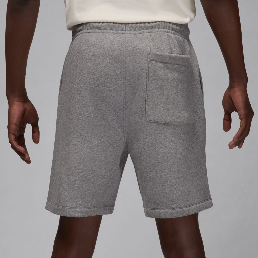 Jordan Brooklyn Fleece Men's Shorts 'Carbon Heather/White'