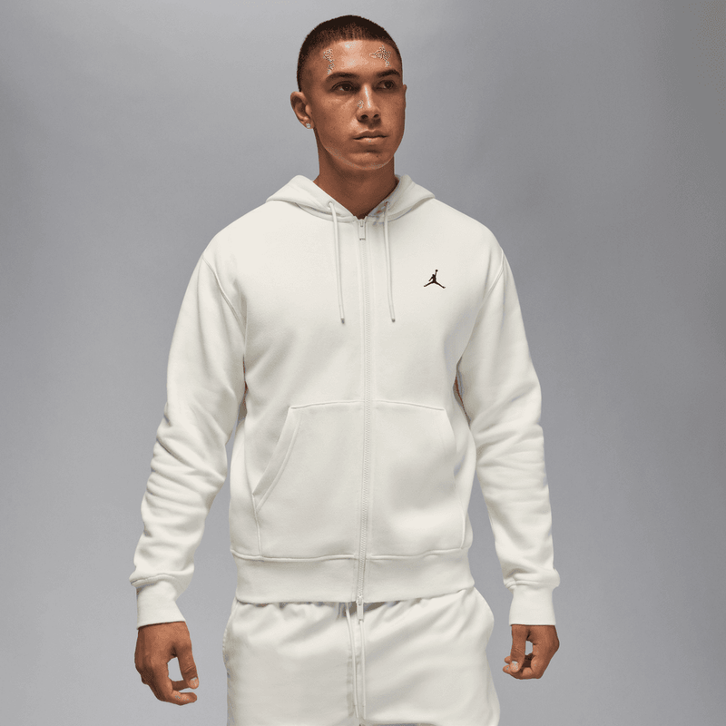 Jordan Brooklyn Fleece Men's Full-zip Hoodie 'Sail/Black'