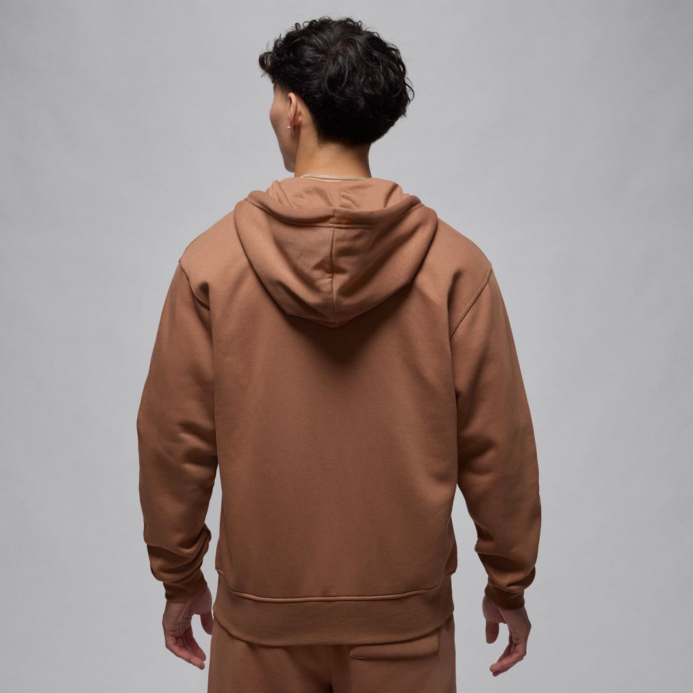 Jordan Brooklyn Fleece Men's Full-zip Hoodie 'Brown/White'