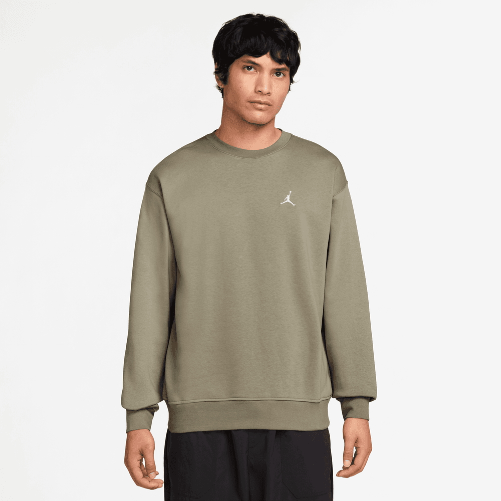 Jordan Brooklyn Fleece Men's Crew-Neck Sweatshirt 'Medium Khaki'