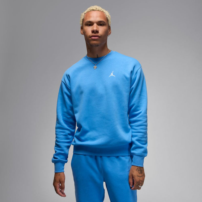 Jordan Brooklyn Fleece Men's Crew-Neck Sweatshirt 'Legend Blue/White'