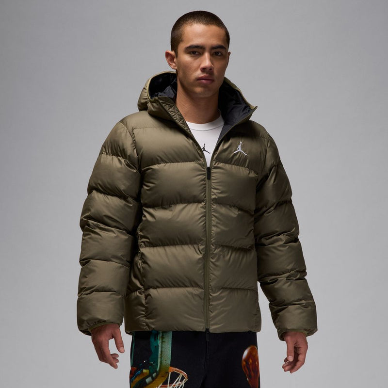 Jordan Brooklyn Men's Puffer Jacket 'Medium Olive/Black'