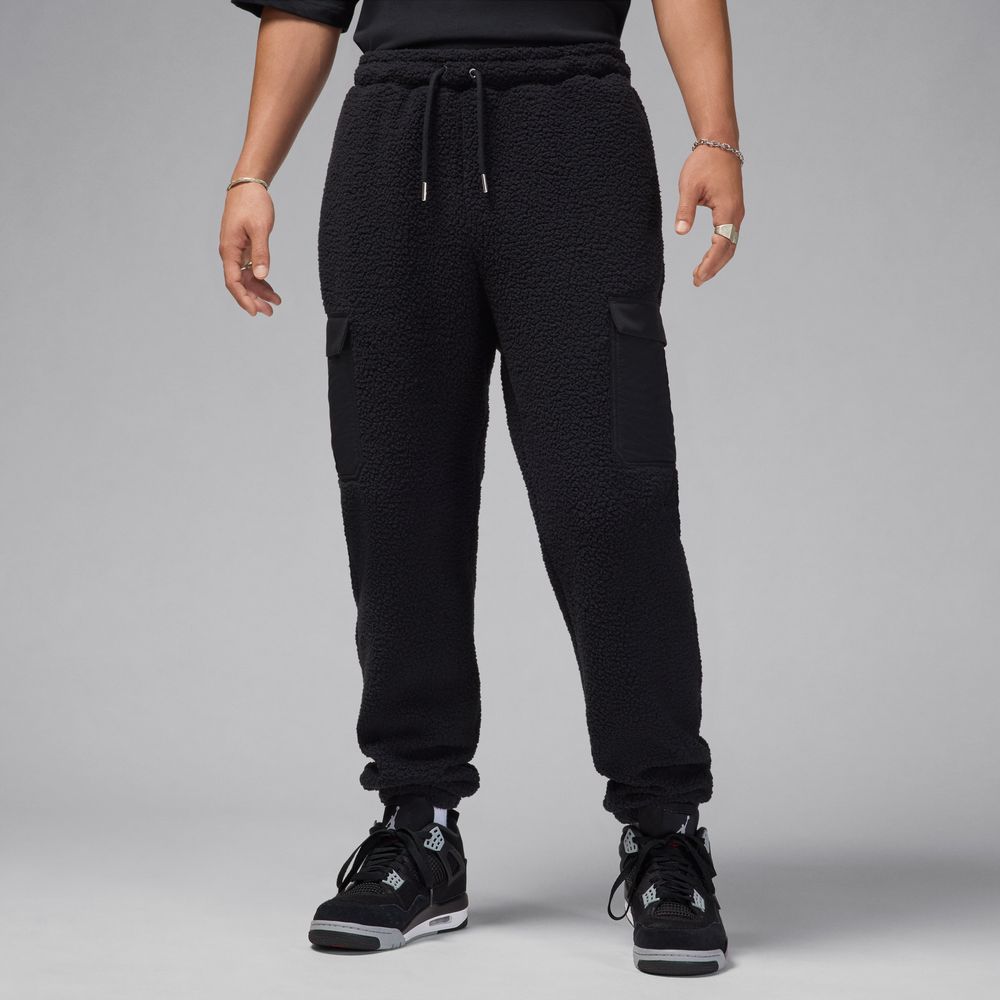 Jordan Flight Men's High-Pile Fleece Pants 'Black'