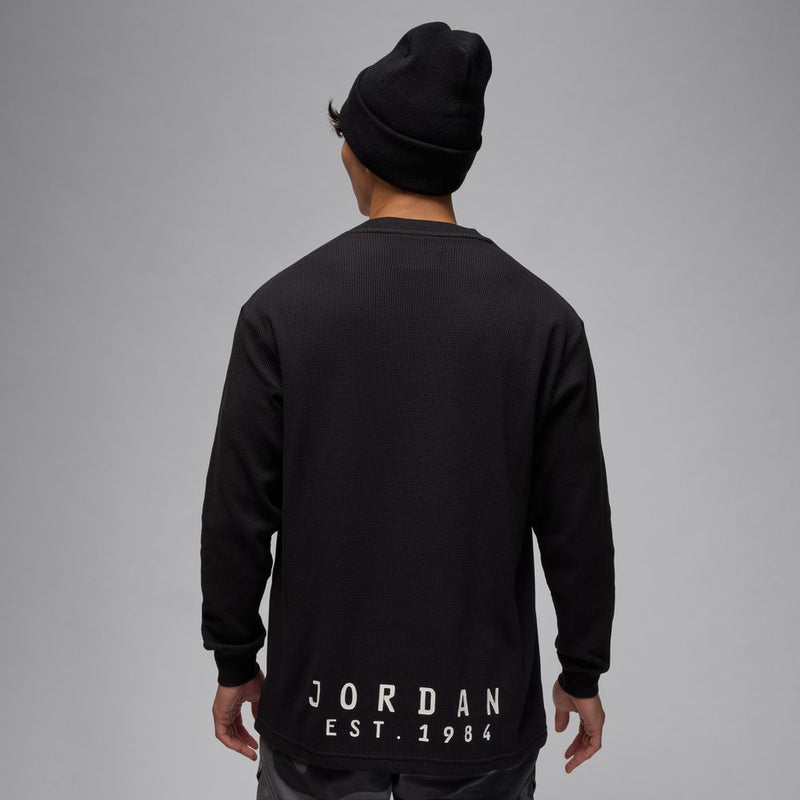 Jordan Essentials Men's Long-Sleeve Top 'Black/Sail'