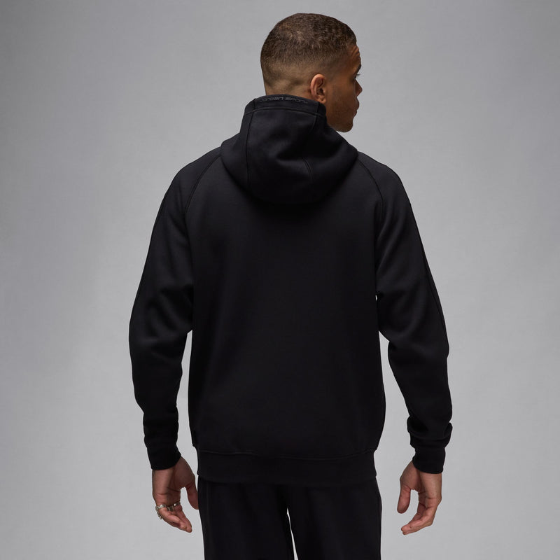 Jordan Sport Hoop Fleece Men's Dri-FIT Full-Zip Hoodie Tall Sizes 'Black/Dark Shadow'