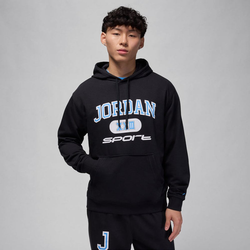 Jordan Sport Crossover Men's Dri-FIT Pullover Hoodie 'Black/Legend Blue'