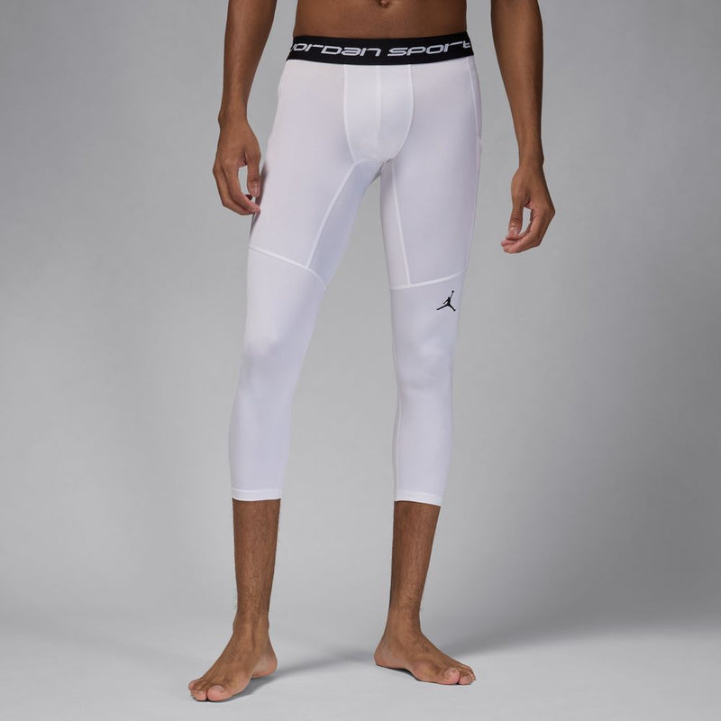 Jordan Sport Men's Dri-FIT 3/4-Length Tights 'White/Black'