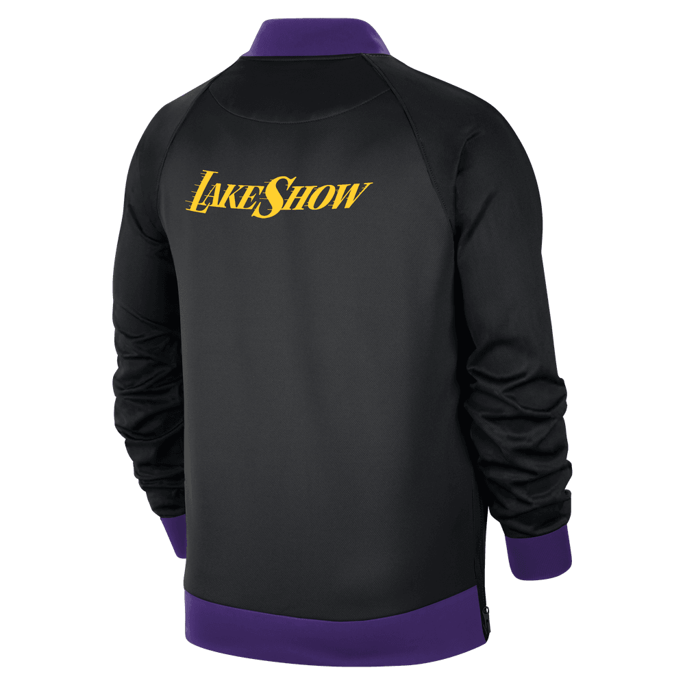 Los Angeles Lakers Showtime City Edition Men's Nike NBA Jacket 'Black/Purple'