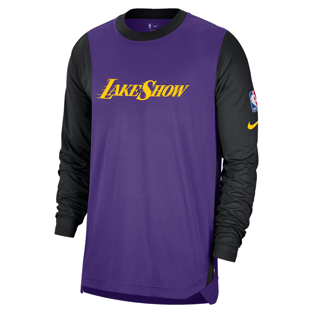 Loas Angeles Lakers City Edition Pre-Game Top 'Purple/Black'