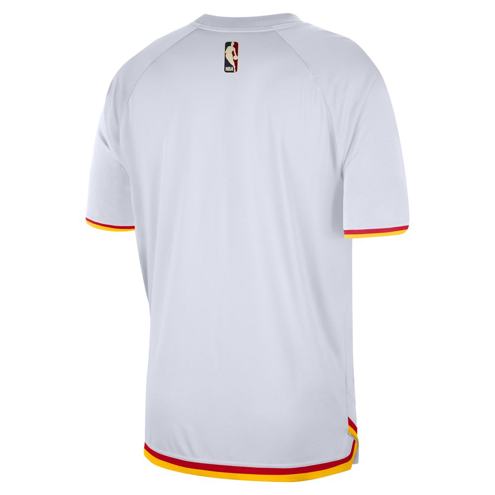 Golden State Warriors Hardwood Classics Men's Nike Dri-FIT NBA Short-Sleeve Pregame Top 'White'