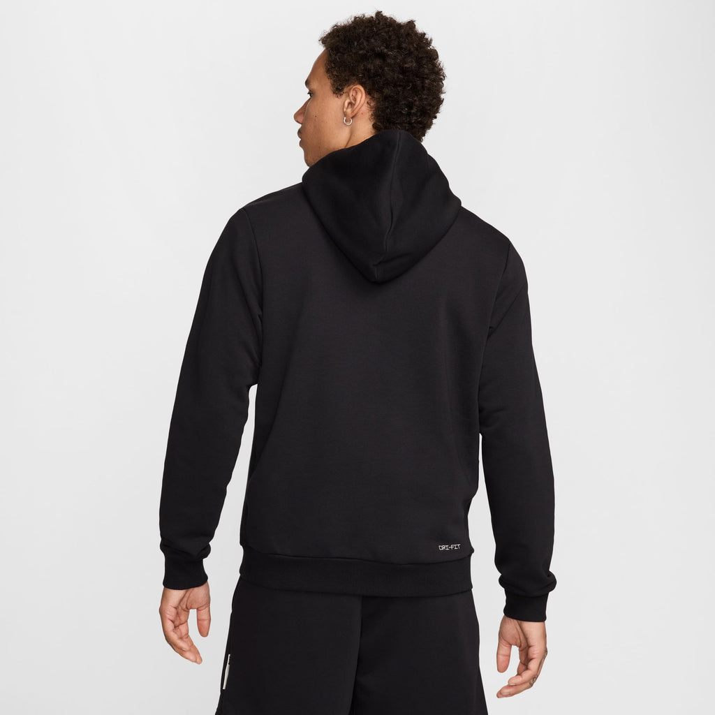Nike Standard Issue Men's Dri-FIT Pullover Basketball Hoodie 'Black/Ivory'