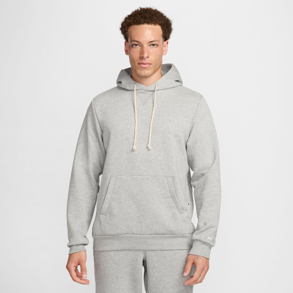 Nike Standard Issue Men's Dri-FIT Pullover Basketball Hoodie 'Grey Heather/Ivory'