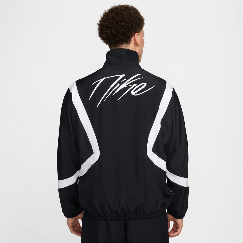 Nike Icon Men's Woven Basketball Jacket 'Black/White'