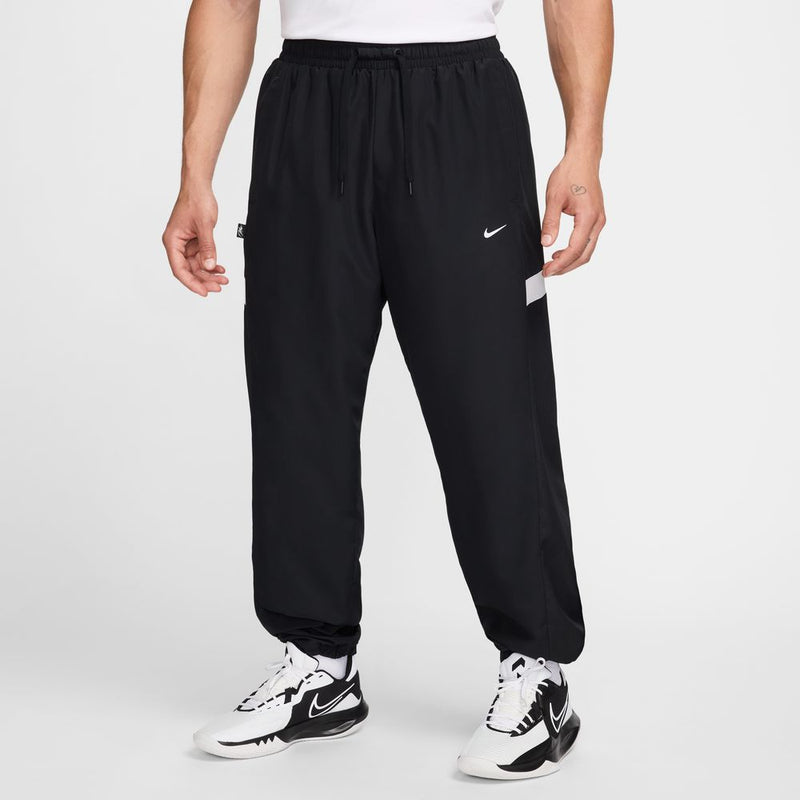 Nike Icon Men's Woven Basketball Pants 'Black/White'