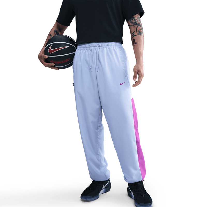 Nike Icon Men's Woven Basketball Pants 'Aluminium/Purple'