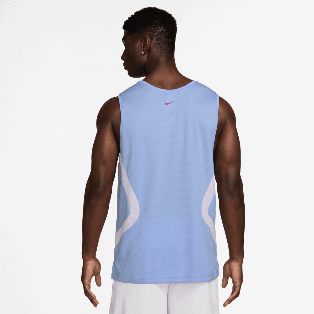 Nike Icon Men's Dri-FIT Basketball Jersey 'Aluminium/Purple'