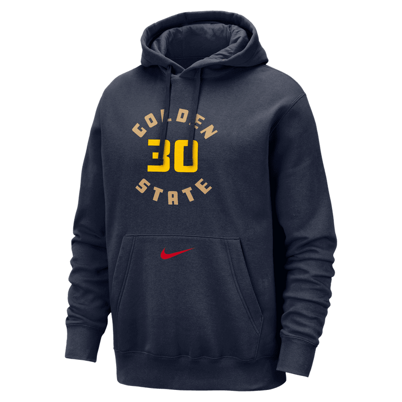 Stephen Curry Golden State Warriros City Edition Men's Nike NBA Fleece Pullover Hoodie 'Navy'