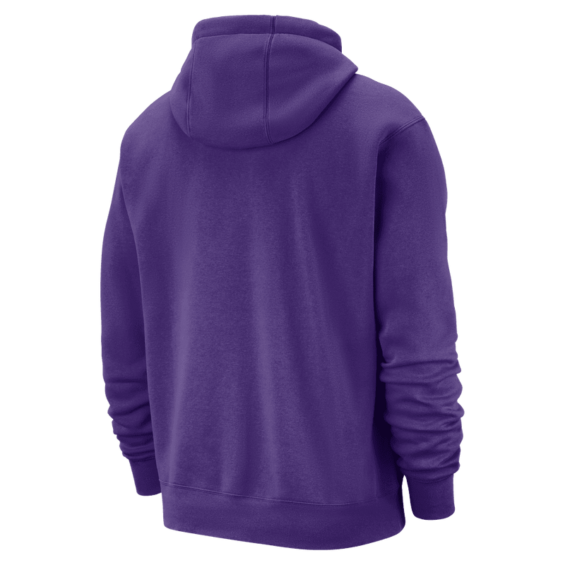 Los Angeles Lakers Club City Edition Men's Nike NBA Fleece Pullover Hoodie 'Purple'