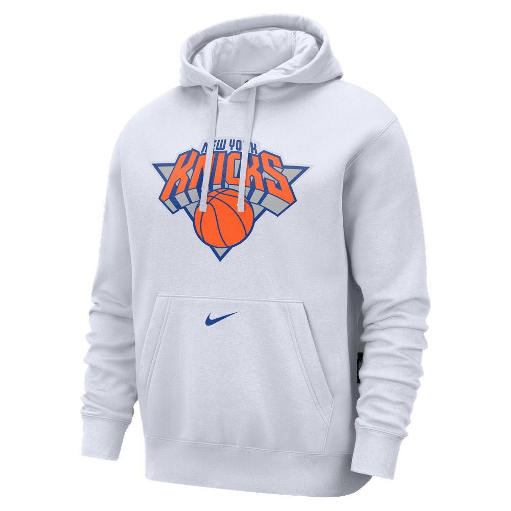 New York Knicks Club City Edition Men's Nike NBA Fleece Pullover Hoodie 'White'