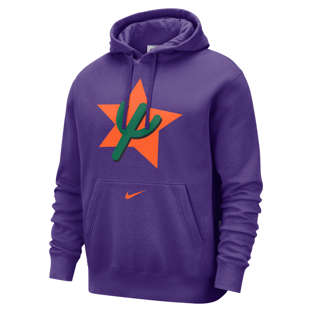 Phoenix Suns Club City Edition Men's Nike NBA Fleece Pullover Hoodie 'Purple'